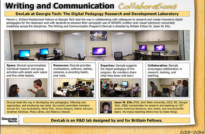 Poster About the DevLab - Follow Link for Accessible Version